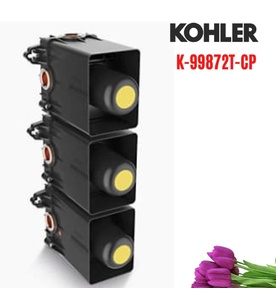 Bộ van 5 chiều cảm biến nhiệt âm tường Kohler K-99872T-CP