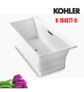 Bồn tắm đặt sàn gang tráng men Reve Kohler K-16497T-0