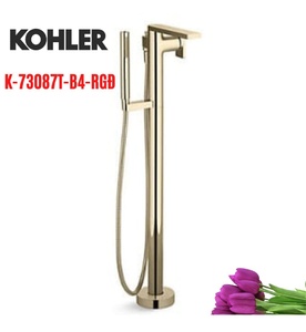 Sen vòi bồn tắm đặt sàn Kohler K-73087T-B4-RGD