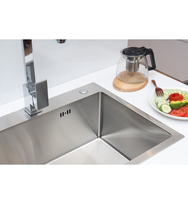 Chậu rửa bát 1 hố SUS304 Tadico LUX.D.60.45.2