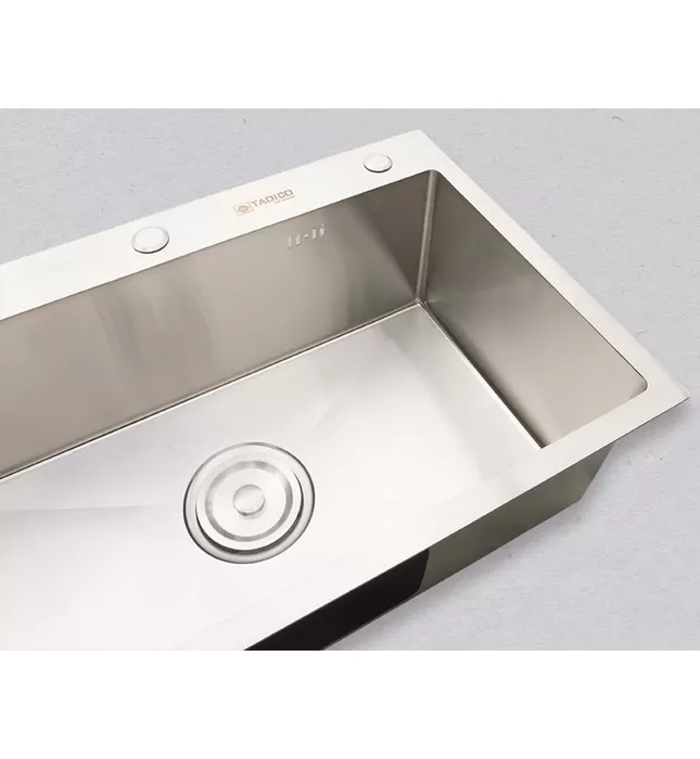 Chậu rửa bát 1 hố SUS304 Tadico LUX.D.70.45.3.140