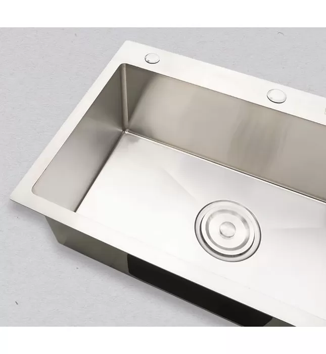 Chậu rửa bát 1 hố SUS304 Tadico LUX.D.70.45.3.140