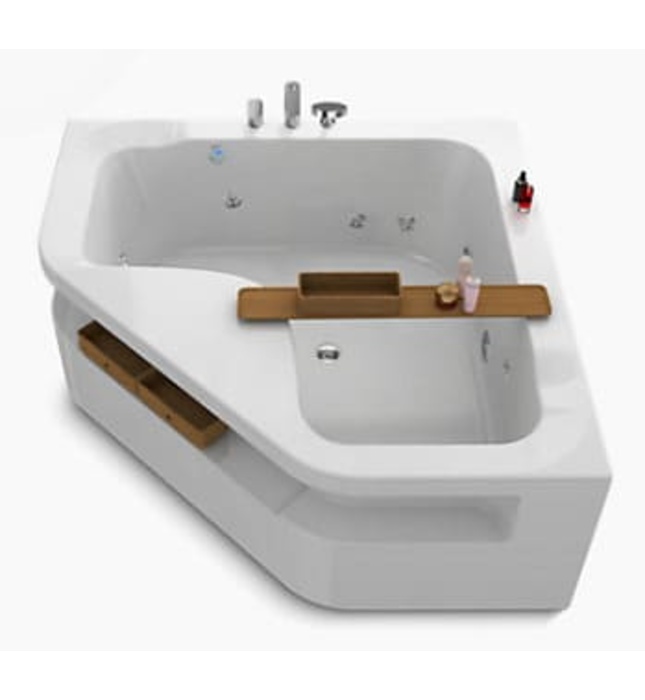 Bồn tắm góc massage thủy lực 1.5m Kohler K-20059T-NW-0