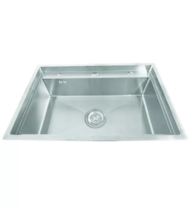 Chậu rửa bát đúc 1 hố SUS304 Tadico LUX.D.78.50.4.GB