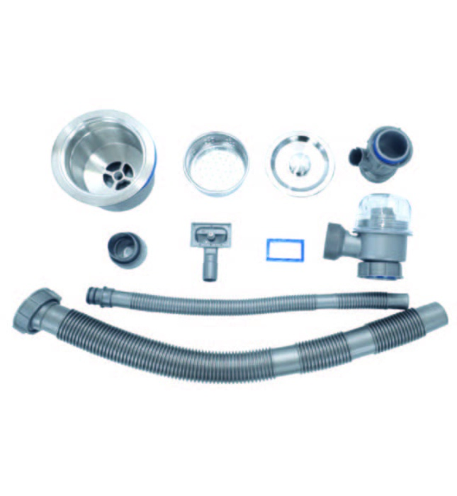 Chậu rửa bát 1 hố SUS304 Tadico LUX.D.70.45.3.140