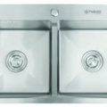 Chậu rửa bát đúc 2 hố SUS304 Tadico ECO.C.82.45.2