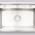 Chậu rửa bát đúc 1 hố SUS304 Tadico LUX.D.78.50.4.GB
