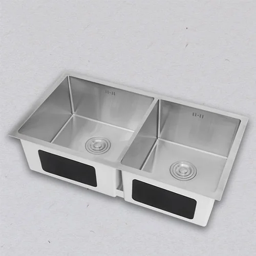 Chậu rửa bát âm bàn 2 hố lệch SUS304 Tadico LUX.L.82.45.3.AB2