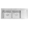 Chậu đúc 2 hố 1 bàn phải SUS304 Tadico LUX.C.105.48.3.GBB1