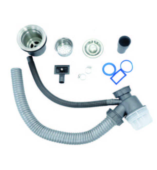 Xi phông chậu rửa bát 1 hố phi 110mm Tadico XP1.OM.1.110