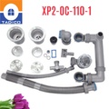 Xi phông chậu rửa bát 2 hố phi 110mm Tadico XP2.OC.110.1
