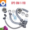 Xi phông chậu rửa bát 2 hố phi 110mm Tadico XP2.OM.1.110