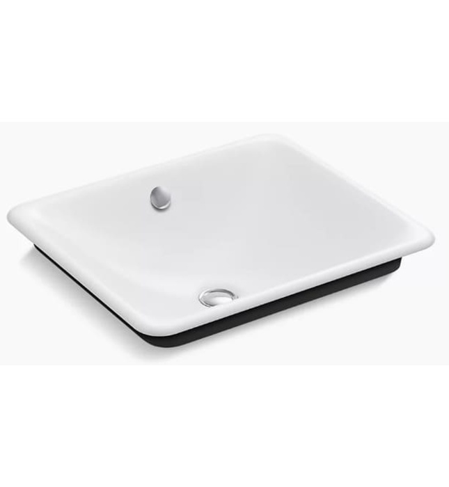 Chậu rửa gang tráng men đặt bàn Kohler IRON PLANIN K-5400-P5-0