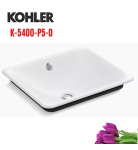 Chậu rửa gang tráng men đặt bàn Kohler IRON PLANIN K-5400-P5-0