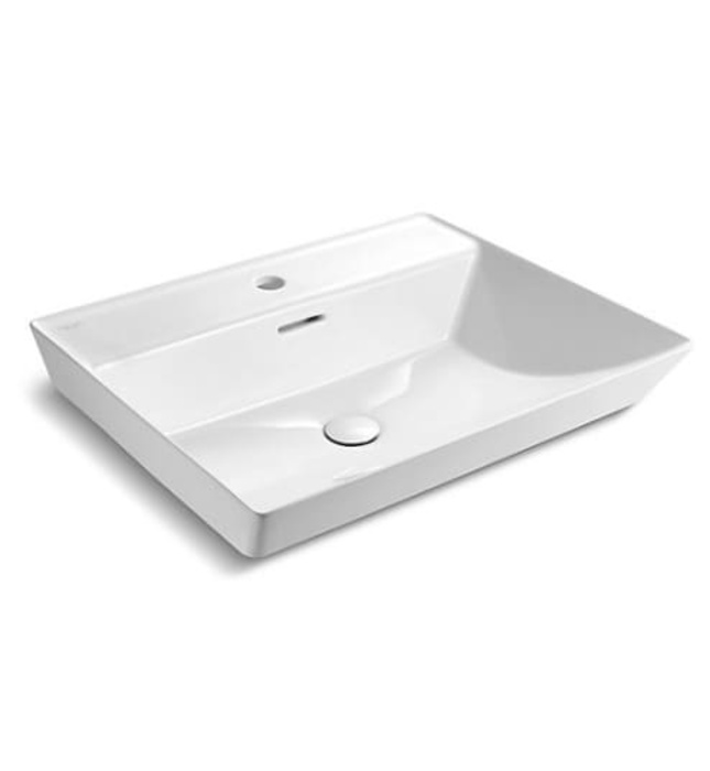 Chậu rửa đặt bàn hình chữ nhật Brazin Kohler K-EX21059T-1-0