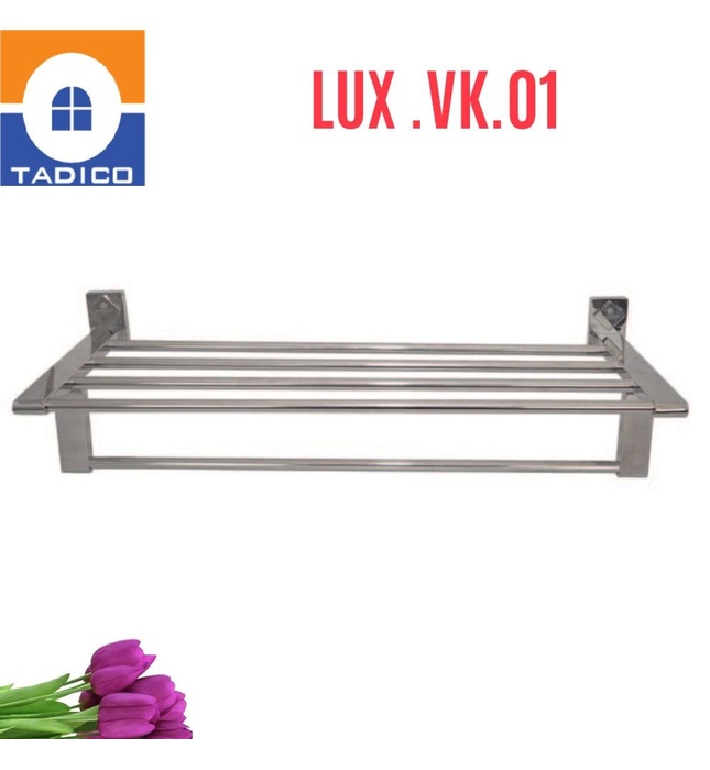 Vắt khăn giàn inox SUS304 bóng Tadico LUX-VK01