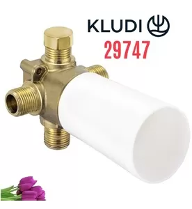 Cục âm van khóa 2 đường nước Kludi 29747
