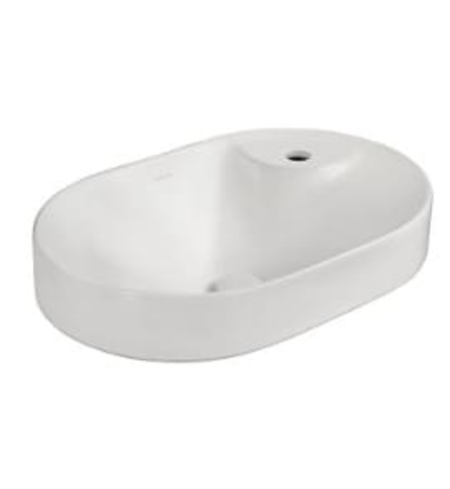 Chậu rửa bán âm bàn có lỗ gắn vòi Kohler Chalice K-31706T-1-0