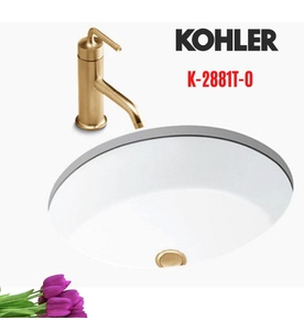 Chậu rửa âm bàn Kohler Verticyl K-2881T-0