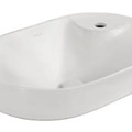 Chậu rửa bán âm bàn có lỗ gắn vòi Kohler Chalice K-31706T-1-0