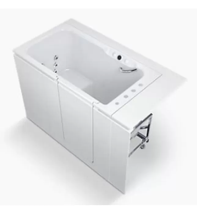 Bồn tắm thủy lực massage 1.7m cửa ra vào mở trái Kohler Belay K-156T-LCP-0