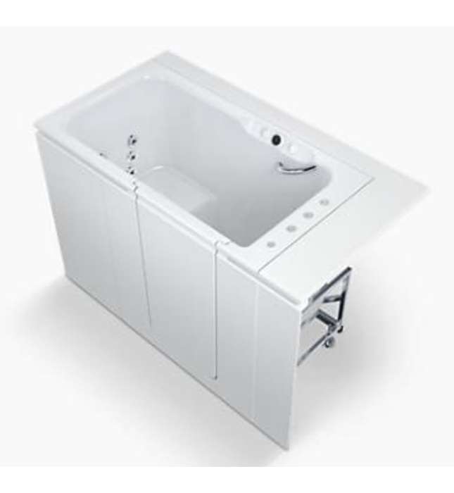 Bồn tắm thủy lực massage 1.7m cửa mở bên phải Kohler Belay K-156T-RCP-0 