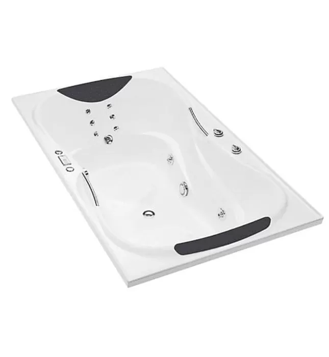 Bồn tắm đôi thủy lực massage 1.85m Kohler EVORA K-18747X-0