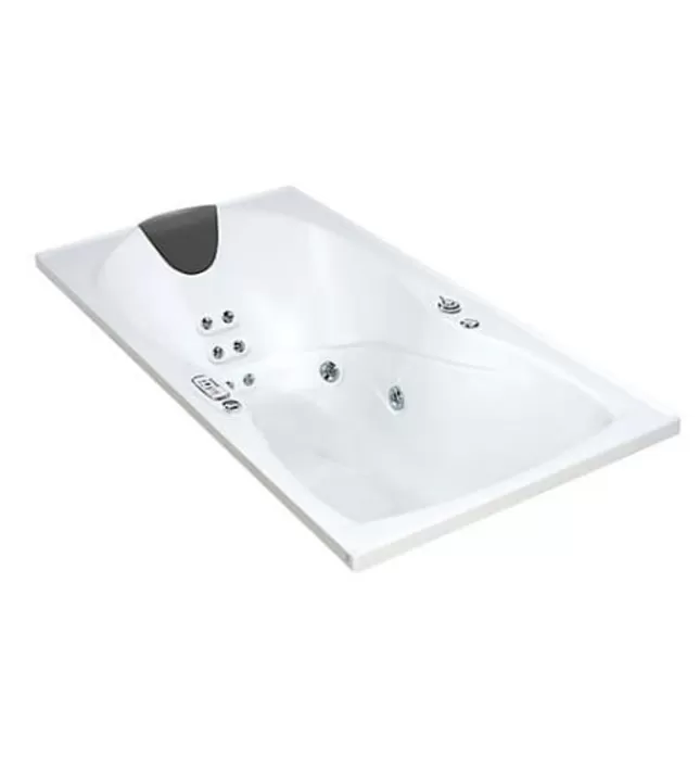 Bồn tắm thủy lực massage 1.8m hình chữ nhật Kohler EVORA K-18748X-0