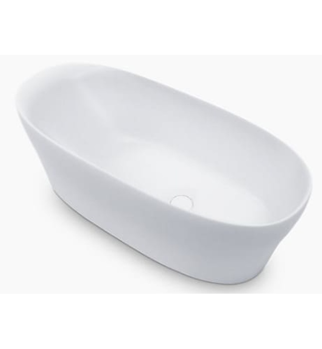 Bồn tắm lithocast đặt sàn hình oval 1,8m Kohler Karing K-20249T-0