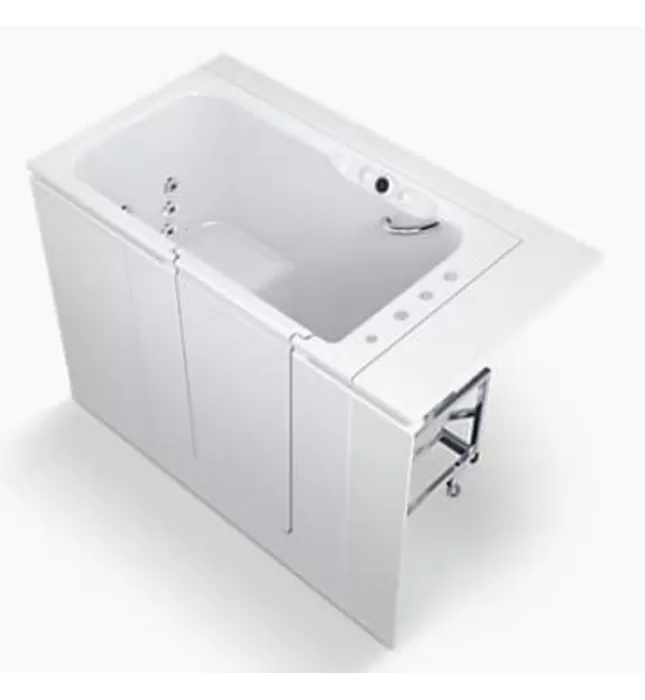 Bồn tắm thủy lực massage 1.5m cửa mở bên trái Kohler Belay K-23769T-LCP-0
