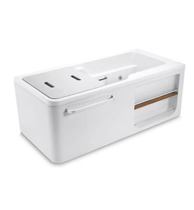 Bồn tắm thủy lực massage đặt góc bên phải 1.5m Kohler Aleutian K-99020T-0