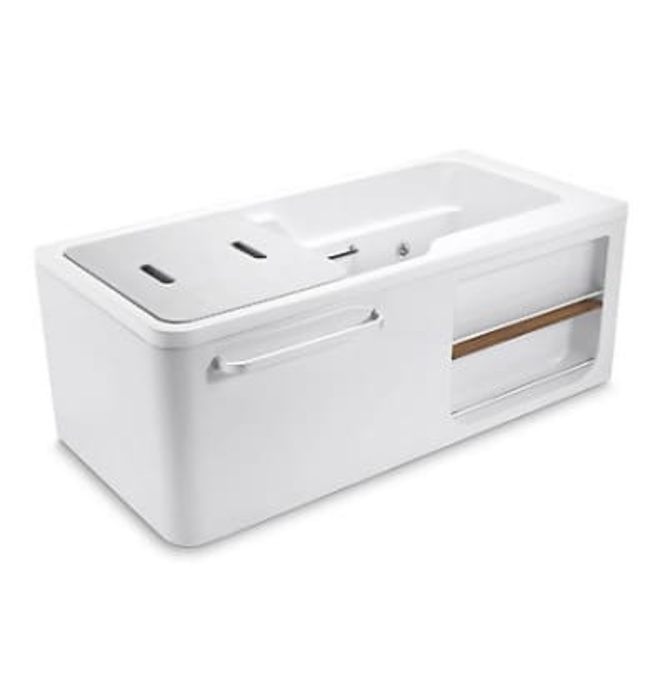 Bồn tắm thủy lực massage đặt góc bên phải 1.7m Kohler Aleutian K-99026T-0