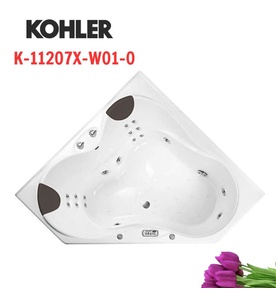 Bồn tắm góc massage đơn Kohler EVORA K-11207X-W01-0 1.5M 