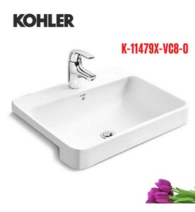 Chậu rửa bán âm bàn Kohler Forefront K-11479X-VC8-0