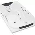 Bồn tắm đôi thủy lực massage 1.85m Kohler EVORA K-18747X-0