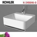 Chậu rửa treo tường có thanh treo khăn Kohler Forefront K-24984K-0