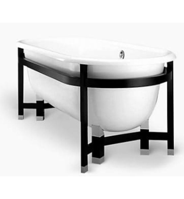 Bồn tắm đặt sàn gang tráng men 1.7m Kohler Cleo Tellieur K-1869T-0