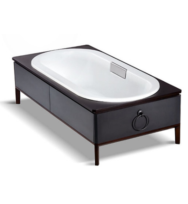 Bồn tắm đặt sàn gang tráng men 1.8m Kohler Ming K-20194T-0