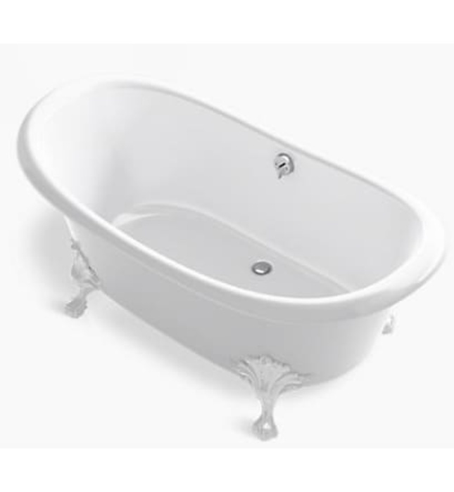 Bồn tắm đặt sàn gang tráng men 1.6m Kohler Artifacts K-21000T-0