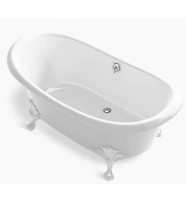Bồn tắm đặt sàn gang tráng men 1.6m Kohler Artifacts K-21000T-0
