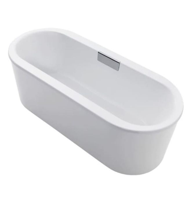 Bồn tắm đặt sàn gang tráng men 1.8m Kohler Volute K-99718T-FD-0