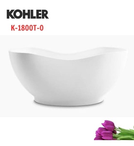 Bồn tắm lithocast đặt sàn 1,6m Kohler Abrazo K-1800T-0