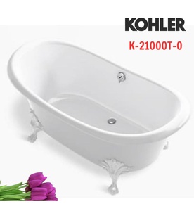 Bồn tắm đặt sàn gang tráng men 1.6m Kohler Artifacts K-21000T-0