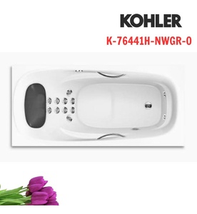Bồn tắm thủy lực massage đặt lòng 1.6m Kohler Karess K-76441H-NWGR-0