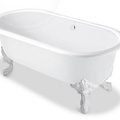 Bồn tắm đặt sàn gang tráng men 1.7m Kohler Cleo K-11195T-0