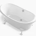 Bồn tắm đặt sàn gang tráng men 1.6m Kohler Artifacts K-21000T-0