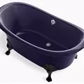 Bồn tắm đặt sàn gang tráng men 1.6m Kohler Artifacts K-21000T-DGB