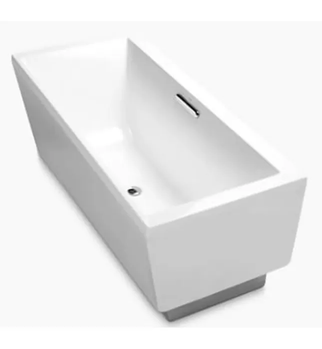 Bồn tắm đặt sàn hình chữ nhật 1.7m Kohler Evok K-18343T-0