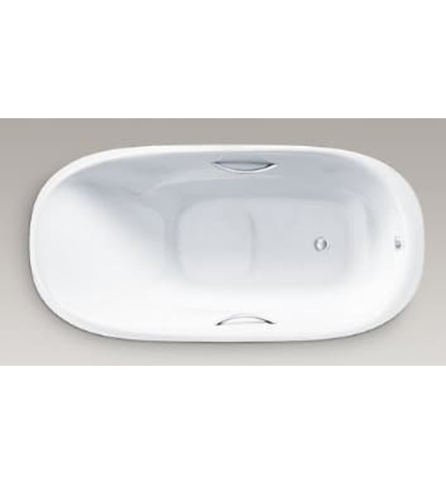 Bồn tắm đặt sàn hình bầu dục 1.8m Kohler Karess K-23045T-0