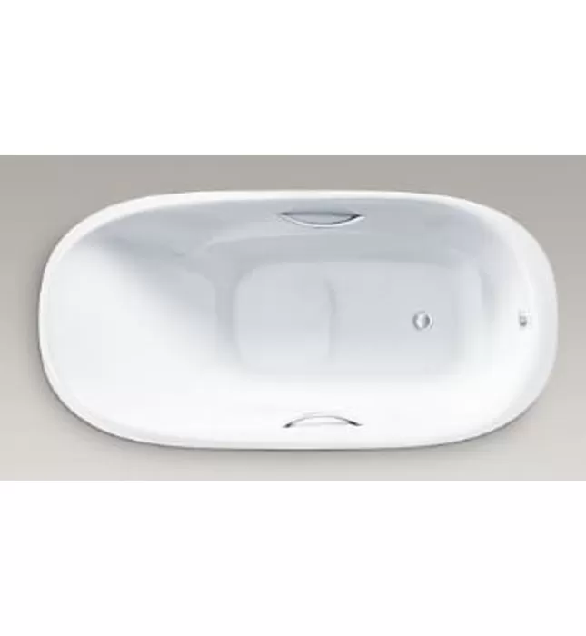 Bồn tắm đặt sàn hình bầu dục 1.8m Kohler Karess K-23045T-0